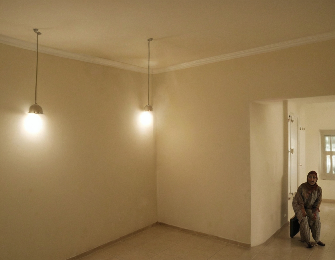 Glare control in a Dubai apartment must be checked from real viewing positions editorial visual